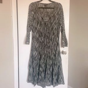 Torrid Scoop Neck Marble Flare Dress - Size 2X